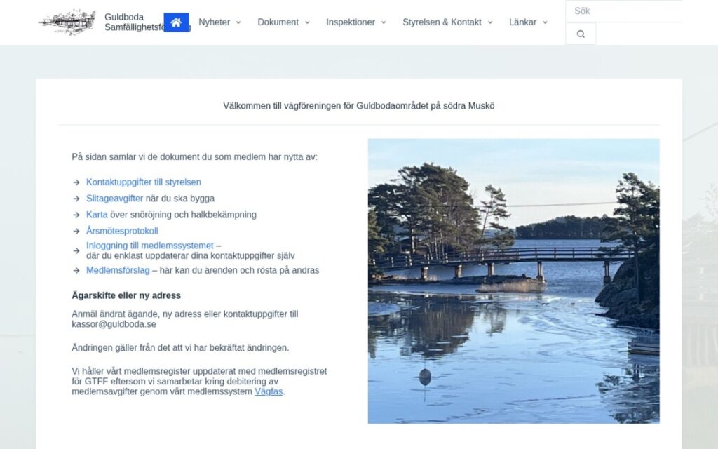 Guldboda på södra Muskö