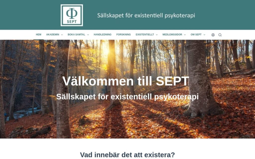 SEPTs webbplats