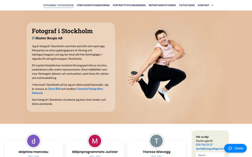 Fotograf Lagerlöf – startsidan