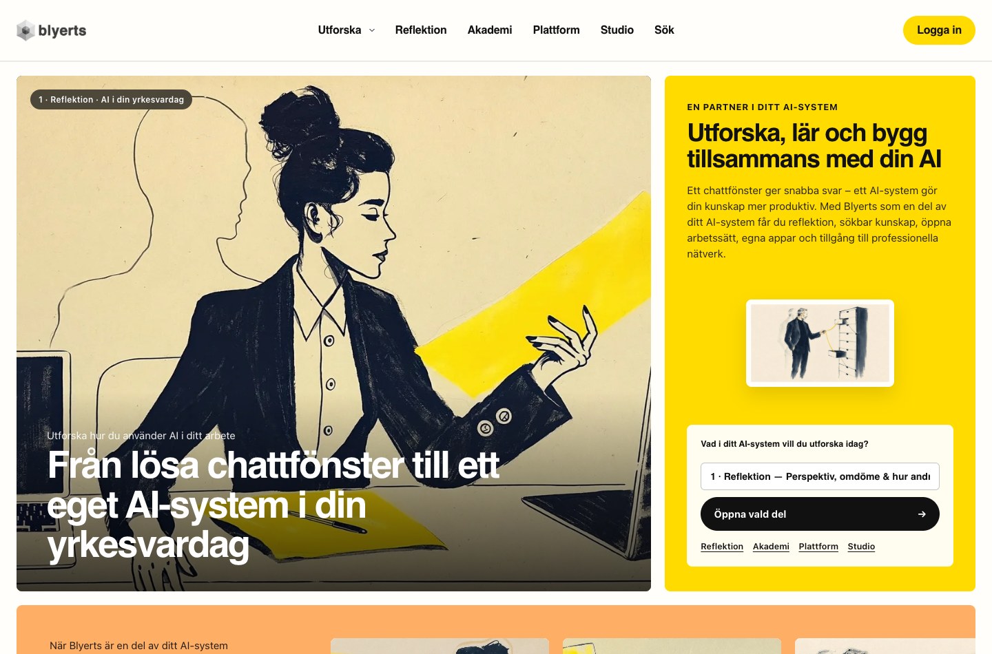 WebbPlattformen – Hemsida & webbplattform för förbund, småföretag, industri, konsulter, AI & föreningar Blyertss hemsida
